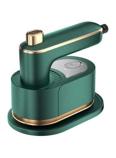 ROUNY Mini Steam Iron, 180&deg; Rotating Handheld Steamer for Clothes with Base, Portable Micro Dry &amp; Wet Ironing Machine for Home &amp; Travel, Sewing, Quilting, Heat Transfer Craftin