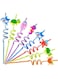 Lonimia 24 Under the Sea Party Favors Sea Animal Drinking Straws Goodie Gifts for Kids Sea Creature Birthday Party Supplies Ocean Mermaid Theme Party Supplies for Goodie Bags