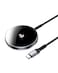 Qi2 Magnetic Wireless Charger, 15W Qi2 Certified Magsafe Ultra Fast Charging for iPhone 16/15/14 Series AirPods 4/3/Pro 2,Strong Magnetic Attraction Charging Pad with Braided Type-C Cable 1M, Black