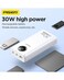 20,000 mAh Portable Power Bank PD30W Two Way Quick Charging Output Input Dual Type C + USB A LED Display External Battery Pack for iPhone, Samsung and other devices.