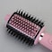 PrecisionWare Enzo EN-6214 Round Hair Dryer Brush, 4-In-1 Styling Tool With Ionic Technology, 1500W Power, Hair Dryer, Straightener, Volumizer, And Blowout Brush - Intl Version - Pink