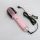 PrecisionWare Enzo EN-6214 Round Hair Dryer Brush, 4-In-1 Styling Tool With Ionic Technology, 1500W Power, Hair Dryer, Straightener, Volumizer, And Blowout Brush - Intl Version - Pink