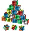 Mini Cube Puzzle Party Favors, 3x3 Speed Cubes, Non-Toxic Durable Material, Multi-Color, Pack of 20, Educational Brain Teaser Toys for Kids