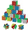 Mini Cube Puzzle Party Favors, 3x3 Speed Cubes, Non-Toxic Durable Material, Multi-Color, Pack of 20, Educational Brain Teaser Toys for Kids