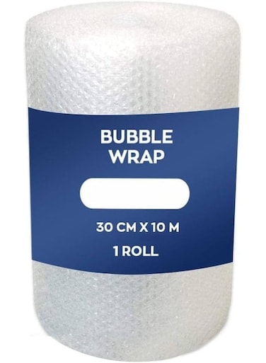 Bubble Wrap Roll 30 cm x 10 m Air Bubble Cushioning Wrap for Packaging Shipping Mailing Packing and Moving Supplies
