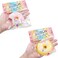 Pinch family squishy, Fun and Fuzzy Toy for Family - Kawaii Stress Ball, New Squishy Squeeze Toys.Decompression toys. (2pcs Doughnuts)