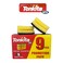 Tonkita Grip Sponge 9 pcs - Heavy-Duty Scouring Sponges for Tough Cleaning Tasks
