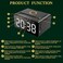 Telawah  Quran Speaker with Azan Clock SQ-808 &ndash; Complete Quran HD Audio, 16 Qari Recitations, 18 Translations, Full Tafseer, App Control and Remote, Prayer Alerts