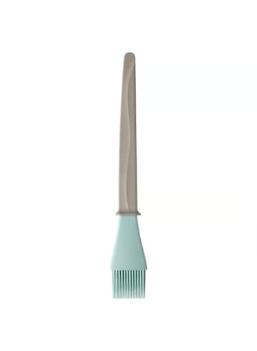 Pastry Brush, Silicone, Beige/Blue
