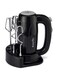 Lifelong LLHM02 300 W Regalia Plus Hand Mixer with Stand for Mixing Cake Batter and Atta   2 Dough Steel Hooks, 2 Whiskers/Beaters (1 Year Warranty, Black)