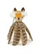 Smartykat Toss-A-Fox Feather Toss &amp; Chase Cat Toy - Brown/Orange, One Size
