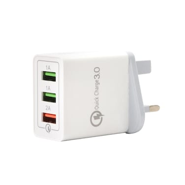 Terminator Fast Charger with 3 USB 13A Qualcomm Quick Charge Technology3.0 Speed Adapter TUS4A-3USB