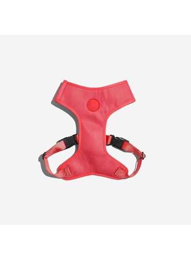 Zee.Dog Neon Coral Adjustable Air Mesh Harness Medium