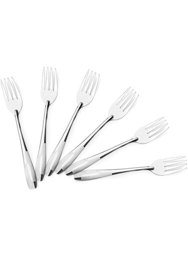 Crystal 3pc Cake Fork Rosegold Milano 16.5cm