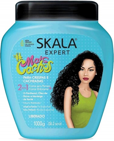 Skala MaisCachos Hair Cream 1Kg - Hydrating Leave-In for Defined Curls &amp; Frizz Control