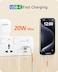 LENCENT Multi Plug Extension Socket, 3 Way Electrical Outlet Extender, PD&amp;QC 3.0 20W USB Wall Charger, 6-in-1 Universal Plug Adapter, Charging Station for Home, Office, Kitchen, Individually Switched
