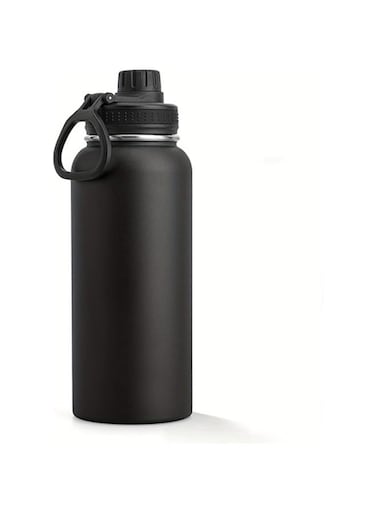 32oz Stainless Steel double wall Water Bottle - Wide Mouth, BPA free, Thermos cup,1 liter Water Bottle for school kids,Home,Office,Gym