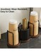 Kitchen Essential &acirc;&euro;&ldquo; Double-Cup Dust-Proof Holder with Storage Bucket   Anodized &amp; Easy-Clean, Multi-Size Compatible for Kitchen &amp; Coffee Bar
