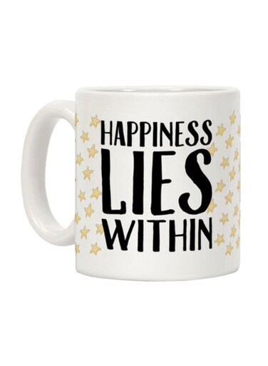 Lies Within Printed Coffee Mug White