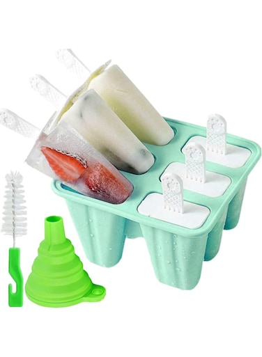 6-Piece Creative Ice Mold Set, Household Ice Tray for Summer DIY, Popsicle &amp; Ice Cube Making Tool for Kids