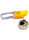 Khazna Dog Mouth Cover, Muzzle for Small Dog, Anti-bite and Anti-Called Duck Bill Muzzle Muzzle Masks, Silicone Material Prevent from Biting, Barking, Chewing (Yellow)