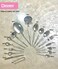 Dessini stainless steel cutlery set 3333 silver - 148 Pieces