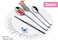 Dessini stainless steel cutlery set 4545 silver - 148 Pieces