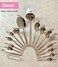 Dessini stainless steel cutlery set 200 silver/gold - 148 Pieces