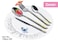 Dessini stainless steel cutlery set 200 silver/gold - 148 Pieces