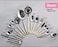 Dessini stainless steel cutlery set 1515 silver/gold - 148 Pieces
