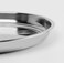Large Round Stainless Steel Tray Diameter 50cm Round Silver Tray, Serving Tray 1Piece
