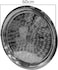 Large Round Stainless Steel Tray Diameter 60cm Round Silver Tray, Serving Tray 1Piece