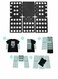 Folding Board PP Plastic T-shirt Clothes Folder Board, Black