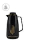 1.0 L Vacuum Flask With Pink Glass Inner And PP Outer Body Keeps Your Drinks Hot Or Cold Asbestos Free Hygienic Leak Proof Portable Design Suitable For Indoor Black/Gold