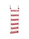 Household Essentials 6-Tier Basket Over-The-Door Organizer, Red