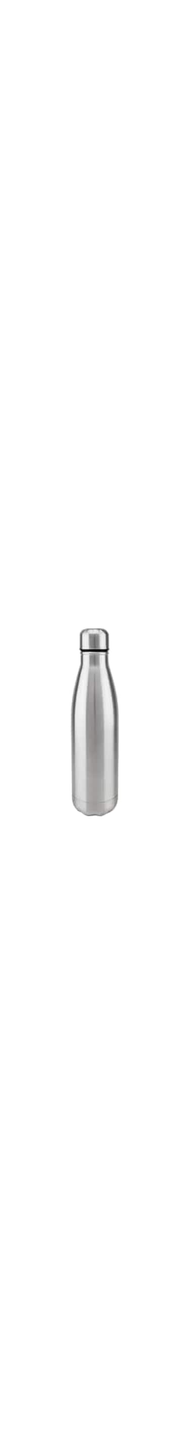 Stainless Steel Vaccum Bottle Silver 500Ml 8X5X18Cm Multicolor