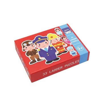 33 Pcs. Ladder Puzzles - People