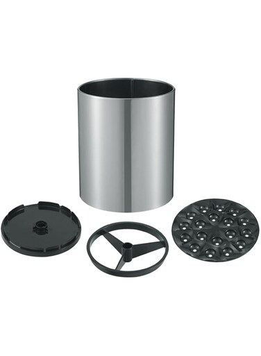 Royalford Cutlery Holder RF12241 Premium Quality Stainless Steel, Storage For Countertop Organizer Cooking Utensil Crock Kitchen Organization &amp; Storage And Flatware Caddy