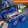 AL ARQAM Remote Control Car, RC Cars Stunt Car Toy, 4WD 2.4Ghz Double Sided 360&deg; Rotating RC Car with Headlights, Kids Xmas Toy Cars for Boys/Girls (Blue)