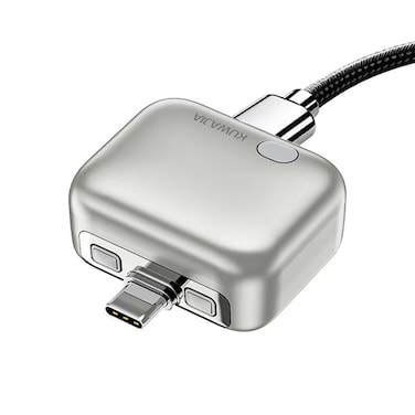 KUWAJIA KH51 140W Fast Charging Automatic Pop-off Charging Disconnector Type-C, Smart Auto Stop Charging Adapter with AI Protection, USB-C Overcharge Protector for Phones Tablets Laptops
