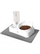 Marchul Cat Bowls with Mat, Cat Food and Water Bowl Set with Water Dispenser, 15&deg; Tilted Cat Bowl for Indoor Cats, Raised Cat Bowl for Cats and Small Dogs