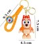 2pcs Cute Bluey Kawaii Accessories Anime Keychain Adorable Keychain Keyring Key Purse Handbag Car And Backpack, Keychains For Kids