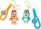 2pcs Cute Bluey Kawaii Accessories Anime Keychain Adorable Keychain Keyring Key Purse Handbag Car And Backpack, Keychains For Kids