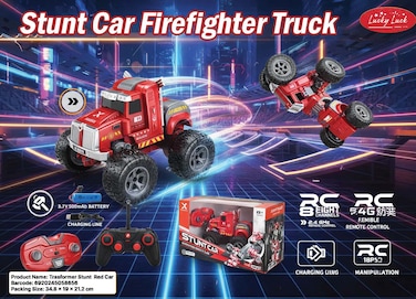 Trasformer Stunt  Red Car