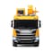 The Toys Home Licensed Scania P410 Kids Construction Crane Truck Toy, Yellow And Black Heavy Duty Mobile Crane Vehicle With Working Lights And Rotating Boom, Educational Construction Vehicle Playset