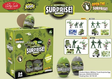 Military Truck Surprise Egg