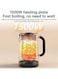 1.7 Liter Smart Electric Kettle With 1500W Fast Boiling, Touch Display, 5 Temperature Settings, Double-wall Insulation, And 16-hour Keep Warm Function