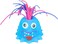 Novelty Funny Stress Relief Hair Pulling Screaming Monster Toy 1-Piece Random Color