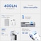 WUBEN G5 Rechargeable EDC Flashlight, 400 Lumens Dual Light Sources Mini Flashlight with RGB Light, Portable Flat Pocket Flashlights, Magnetic Keychain Flashlight (White)