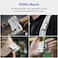 WUBEN G5 Rechargeable EDC Flashlight, 400 Lumens Dual Light Sources Mini Flashlight with RGB Light, Portable Flat Pocket Flashlights, Magnetic Keychain Flashlight (White)